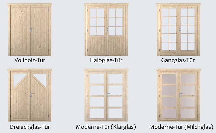 6 Tür-Varianten